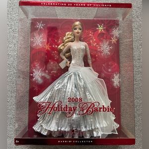 Special Edition Mattel 2008 Holiday Barbie Doll Collector New L9643